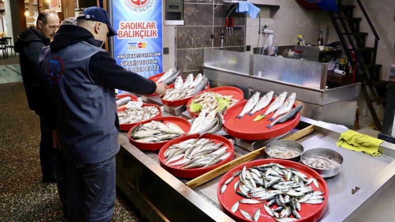 Trabzon'da balıkçı tezgahlarında çeşit bol