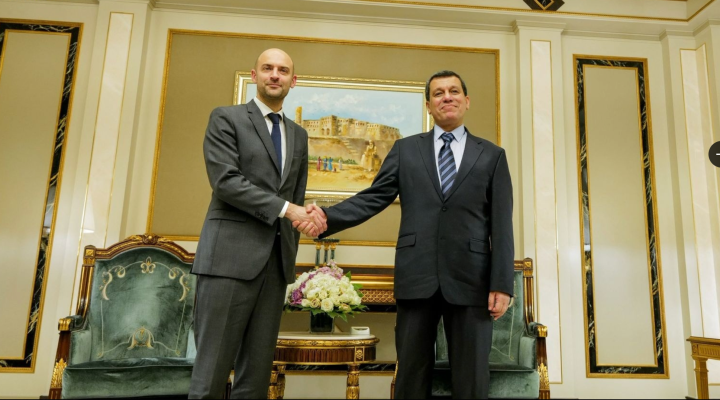 Erbil’de Mazlum Abdi ile Fransa Dışişleri Bakanı Görüştü