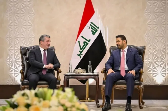 Mesrur Barzani: Sorunlar anayasa temelinde ve federal statüye saygı çerçevesinde çözülmeli