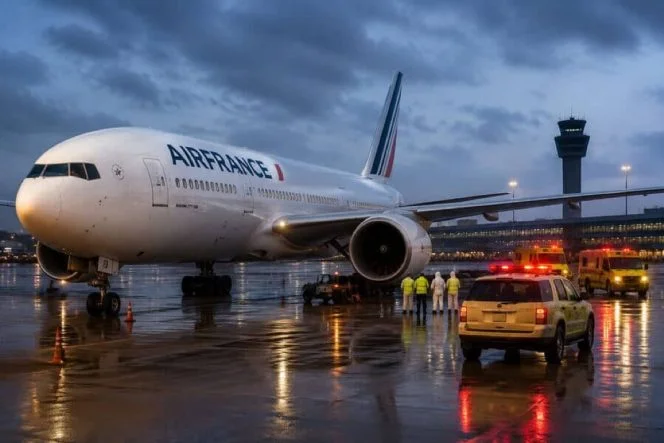 Air France uçağında ebola paniği